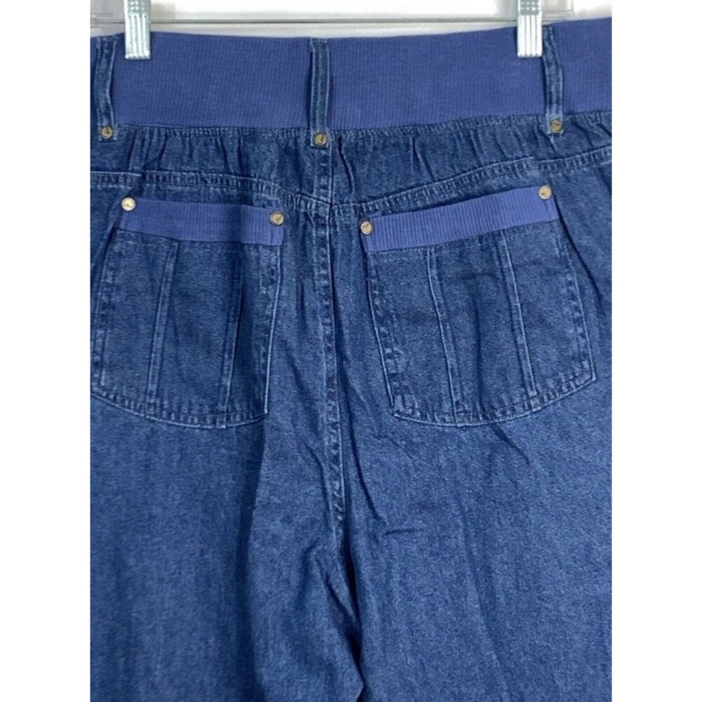 Woman Within NWOT Double Button Front Comfort Waist Cargo Jean Sz 20 Tall Womens - Picture 7 of 16